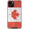 Canada Flag Distressed iPhone 14 Clear Case